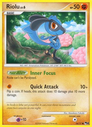 Riolu (16/17) [POP Series 8] - Trinity Hobby