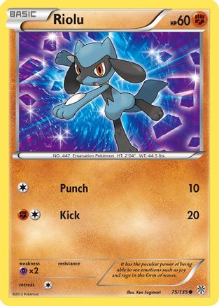 Riolu (75/135) [Black & White: Plasma Storm] - Trinity Hobby