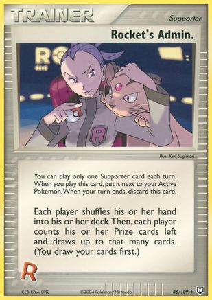 Rocket's Admin. (86/109) [EX: Team Rocket Returns] - Trinity Hobby