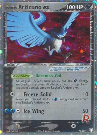 Rocket's Articuno ex (96/109) [EX: Team Rocket Returns] - Trinity Hobby