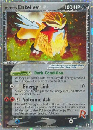 Rocket's Entei ex (97/109) [EX: Team Rocket Returns] - Trinity Hobby