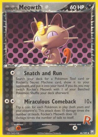 Rocket's Meowth (46/109) [EX: Team Rocket Returns] - Trinity Hobby