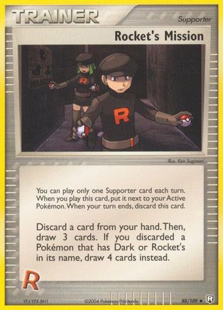 Rocket's Mission (88/109) (Stamped) [EX: Team Rocket Returns] - Trinity Hobby