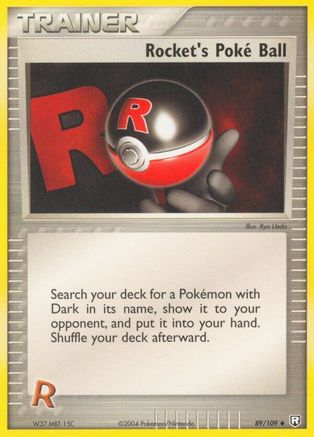 Rocket's Poke Ball (89/109) [EX: Team Rocket Returns] - Trinity Hobby