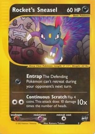 Rocket's Sneasel (5) [Best of Promos] - Trinity Hobby