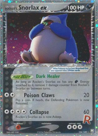 Rocket's Snorlax ex (104/109) [EX: Team Rocket Returns] - Trinity Hobby