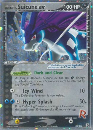Rocket's Suicune ex (105/109) [EX: Team Rocket Returns] - Trinity Hobby