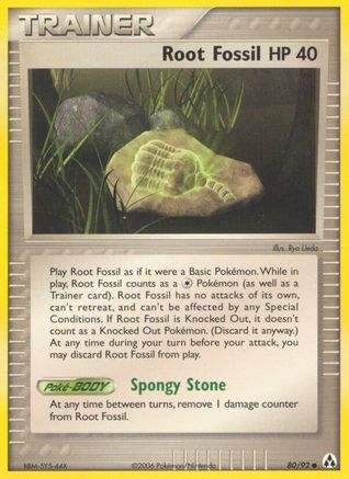 Root Fossil (80/92) (Stamped) [EX: Legend Maker] - Trinity Hobby