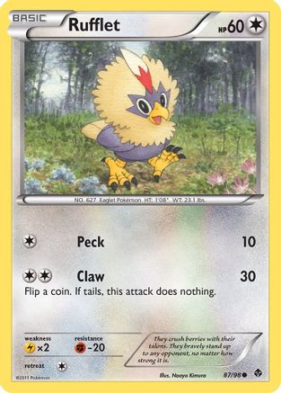 Rufflet (87/98) [Black & White: Emerging Powers] - Trinity Hobby