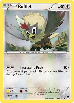 Rufflet (115/135) [Black & White: Plasma Storm] - Trinity Hobby