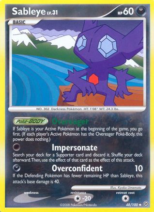 Sableye (48/100) [Diamond & Pearl: Stormfront] - Trinity Hobby