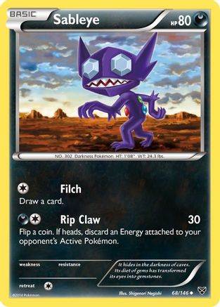 Sableye (68/146) [XY: Base Set] - Trinity Hobby