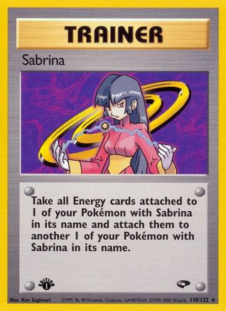 Sabrina (110/132) [Gym Challenge Unlimited] - Trinity Hobby