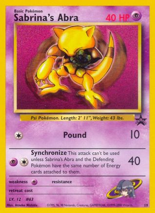 Sabrina's Abra (19) [Wizards of the Coast: Black Star Promos] - Trinity Hobby