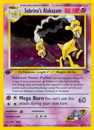 Sabrina's Alakazam (16/132) [Gym Challenge Unlimited] - Trinity Hobby