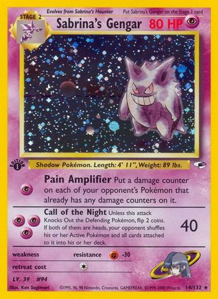 Sabrina's Gengar (14/132) [Gym Heroes Unlimited] - Trinity Hobby