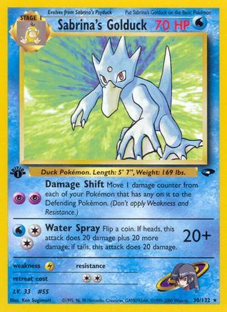 Sabrina's Golduck (30/132) [Gym Challenge Unlimited] - Trinity Hobby