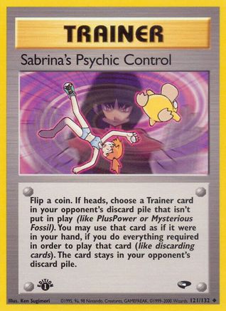 Sabrina's Psychic Control (121/132) [Gym Challenge Unlimited] - Trinity Hobby