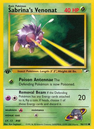 Sabrina's Venonat (96/132) [Gym Heroes Unlimited] - Trinity Hobby