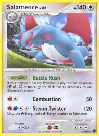 Salamence (24/100) [Diamond & Pearl: Stormfront] - Trinity Hobby