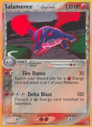 Salamence (14/113) (Delta Species) [EX: Delta Species] - Trinity Hobby