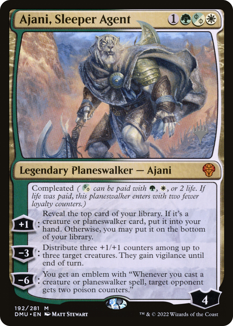Ajani, Sleeper Agent (Promo Pack) [Dominaria United Promos] - Trinity Hobby