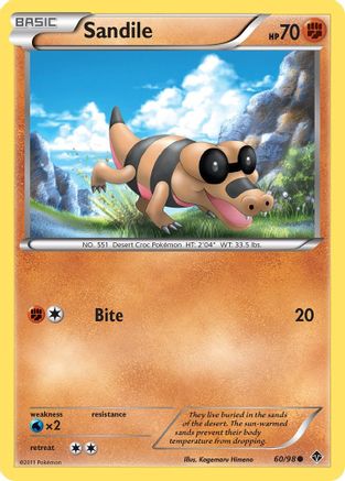 Sandile (60/98) [Black & White: Emerging Powers] - Trinity Hobby