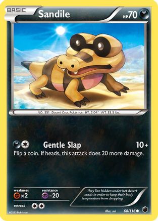 Sandile (68/116) [Black & White: Plasma Freeze] - Trinity Hobby