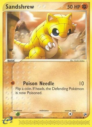Sandshrew (75/100) [EX: Sandstorm] - Trinity Hobby
