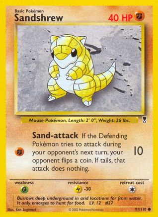 Sandshrew (91/110) [Legendary Collection] - Trinity Hobby