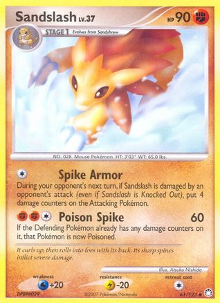 Sandslash (61/123) [Diamond & Pearl: Mysterious Treasures] - Trinity Hobby