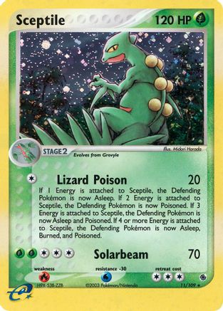 Sceptile (11/109) [EX: Ruby & Sapphire] - Trinity Hobby