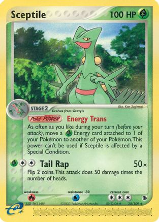 Sceptile (20/109) [EX: Ruby & Sapphire] - Trinity Hobby