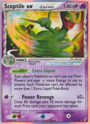 Sceptile ex (96/100) (Delta Species) [EX: Crystal Guardians] - Trinity Hobby