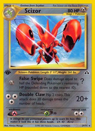 Scizor (29/75) [Neo Discovery Unlimited] - Trinity Hobby
