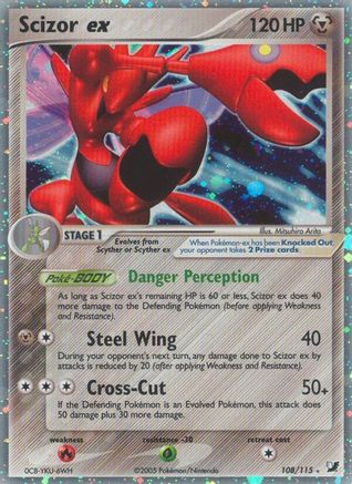 Scizor ex (108/115) [EX: Unseen Forces] - Trinity Hobby