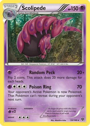 Scolipede (53/146) [XY: Base Set] - Trinity Hobby