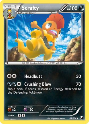 Scrafty (68/108) [Black & White: Dark Explorers] - Trinity Hobby