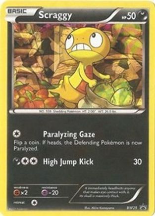 Scraggy (BW25) [Black & White: Black Star Promos] - Trinity Hobby