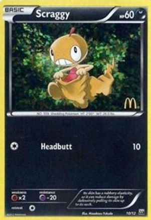 Scraggy (10/12) [McDonald's Promos: 2012 Collection] - Trinity Hobby