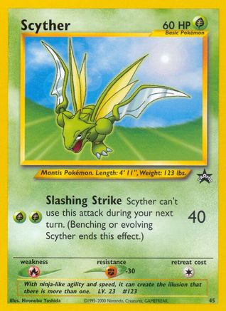 Scyther (45) [Wizards of the Coast: Black Star Promos] - Trinity Hobby