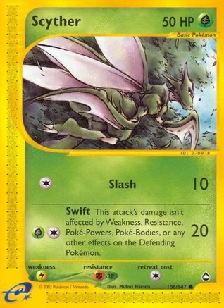 Scyther (106/147) [Aquapolis] - Trinity Hobby