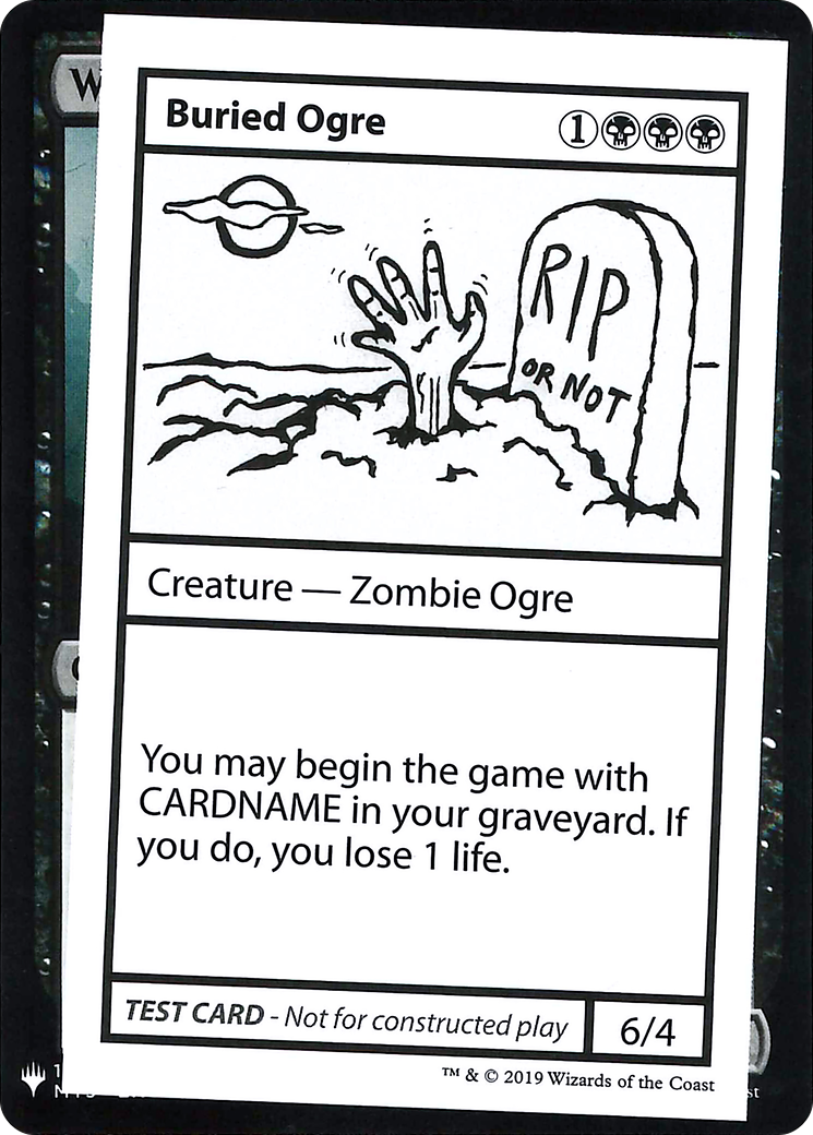 Buried Ogre [Mystery Booster Playtest Cards] - Trinity Hobby