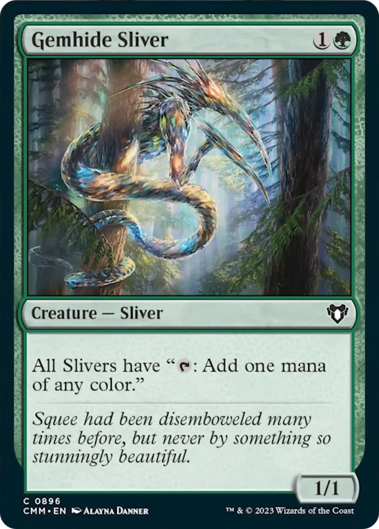 Gemhide Sliver [Commander Masters] - Trinity Hobby