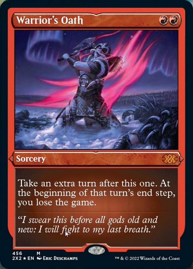 Warrior's Oath (Foil Etched) [Double Masters 2022] - Trinity Hobby