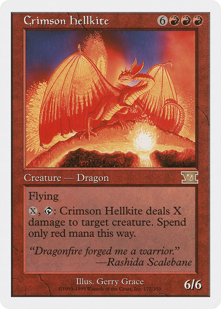 Crimson Hellkite [Classic Sixth Edition] - Trinity Hobby