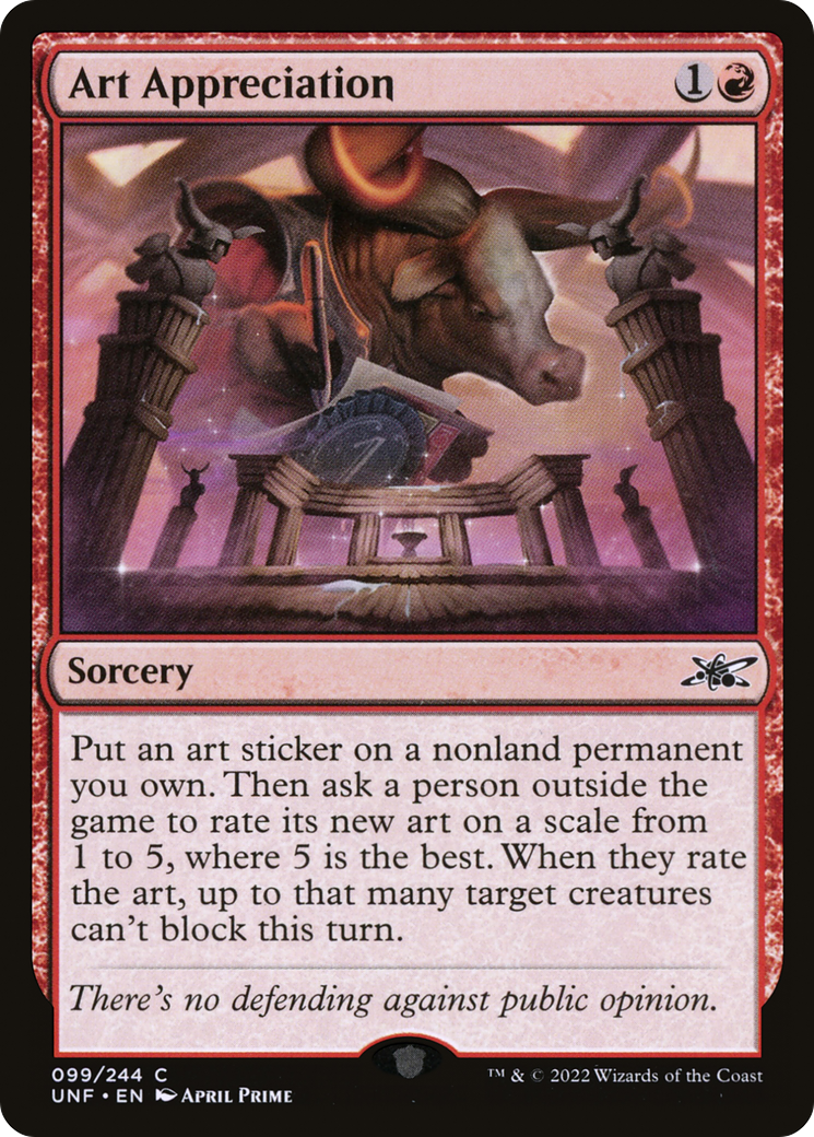 Art Appreciation [Unfinity] - Trinity Hobby