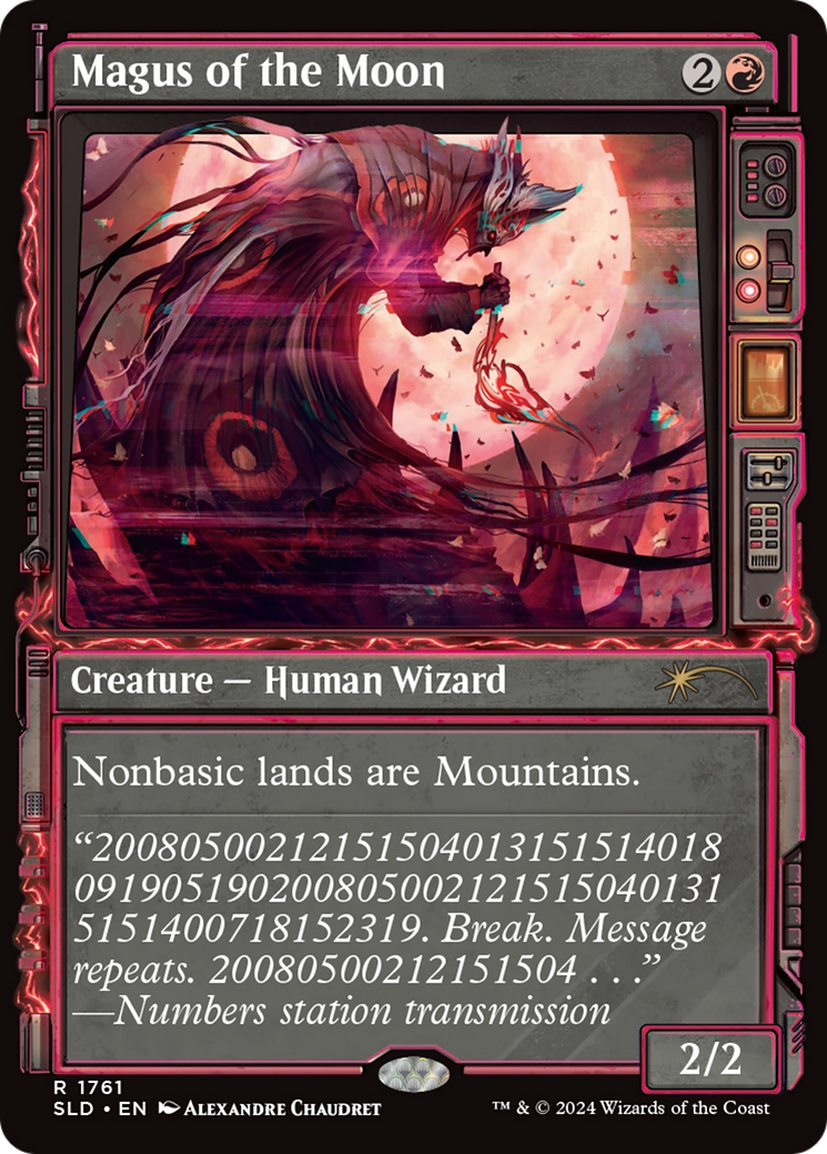 Magus of the Moon  [Foil]  (SLD-1761) - [Secret Lair Drop]: (Showcase) - Trinity Hobby