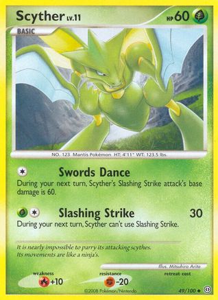 Scyther (49/100) [Diamond & Pearl: Stormfront] - Trinity Hobby