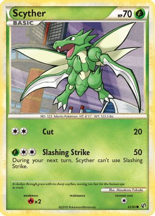 Scyther (65/90) [HeartGold & SoulSilver: Undaunted] - Trinity Hobby